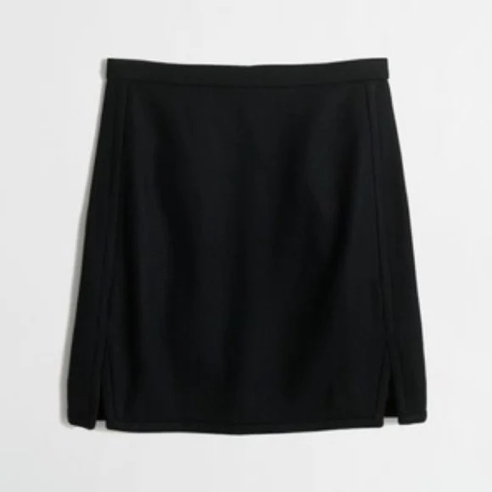 J.Crew Double Notch Wool Mini Skirt